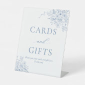 Blaue Brautpartys Sockelschild (Vorderseite)