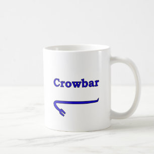 Blaue Brechstange Kaffeetasse