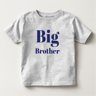 Blaue Briefe der Big Brother Marine niedlich Kleinkind T-shirt
