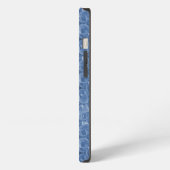 Blaue Bubble-Wrap Case-Mate iPhone-Hülle iPhone Hülle (Linke Seite)