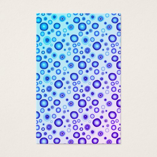 BLAUE BUBBLES ERREICHEN Nekklace Juwelier Display (Vorderseite)