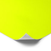Blaue Buchstaben, "Single", Neon Poster (Ecke)