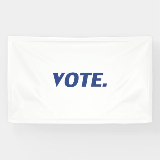 Blaue Buchstaben, weißer Hintergrund Banner (Horizontal)