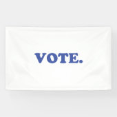 Blaue Buchstaben, weißer Hintergrund Banner (Horizontal)