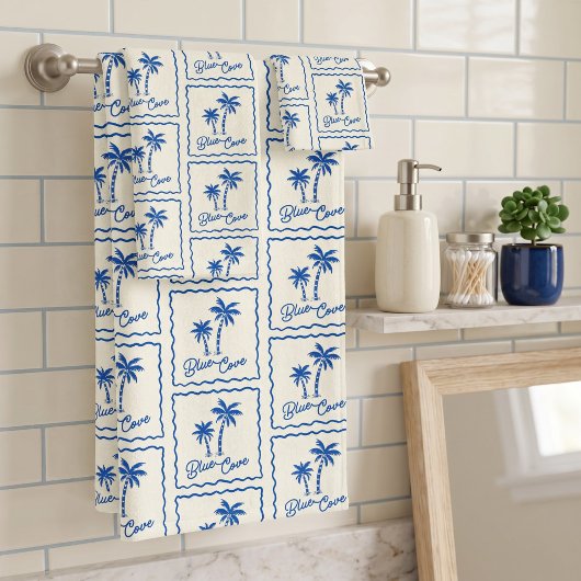 Blaue Bucht Badhandtuch Set