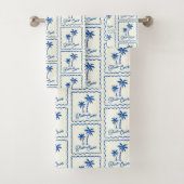 Blaue Bucht Badhandtuch Set (Insitu)