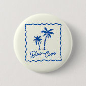 Blaue Bucht Button (Vorderseite)