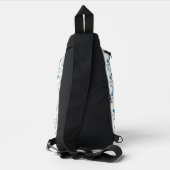Blaue Bucht Crossbody Bag (Rückseite)