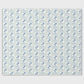 Blaue Bucht Geschenkpapier (Flach)