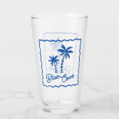 Blaue Bucht Glas (Rückseite)