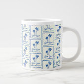 Blaue Bucht Jumbo-Tasse (Rechts)