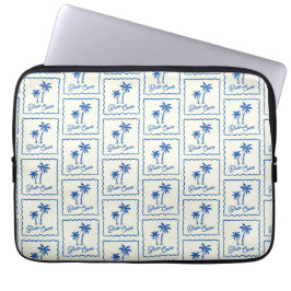 Blaue Bucht Laptopschutzhülle
