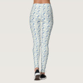 Blaue Bucht Leggings (Rückseite)