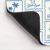Blaue Bucht Mousepad (Ecke)