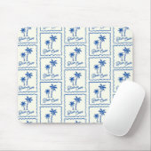 Blaue Bucht Mousepad (Mit Mouse)
