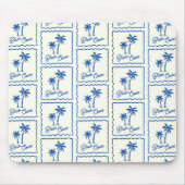 Blaue Bucht Mousepad (Vorne)