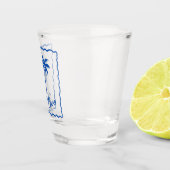 Blaue Bucht Schnapsglas (Rechts)