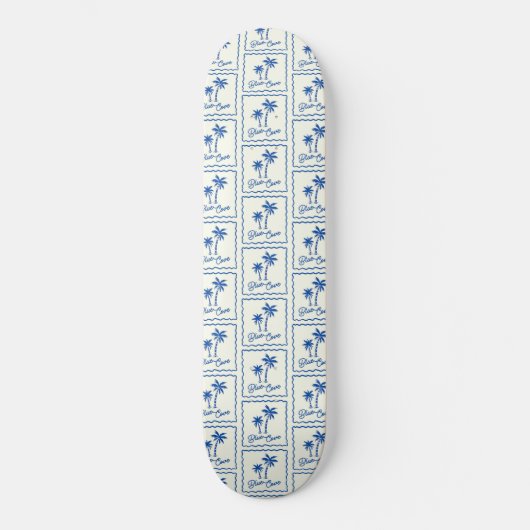 Blaue Bucht Skateboard (Vorderseite)