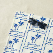 Blaue Bucht Strandtuch (Beispiel)
