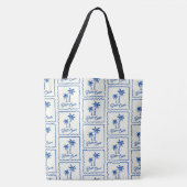 Blaue Bucht Tasche (Vorderseite)