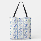 Blaue Bucht Tasche (Rückseite)