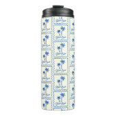 Blaue Bucht Thermosbecher (Vorderseite)