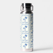Blaue Bucht Trinkflasche (Rückseite)