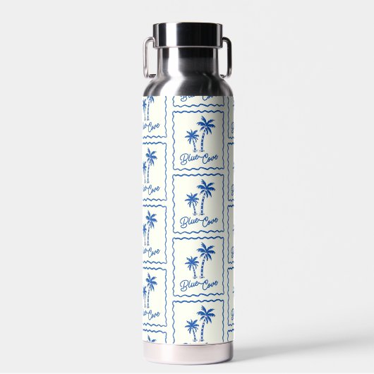 Blaue Bucht Trinkflasche (Vorne)