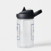 Blaue Bucht Trinkflasche (Links)