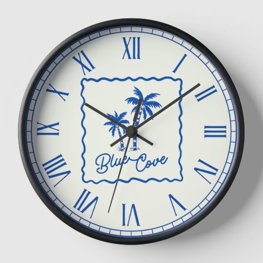 Blaue Bucht Uhr (Vorderseite)