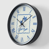 Blaue Bucht Uhr (Winkel)