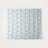 Blaue Bucht Wandteppich (Vorderseite (Horizontal))