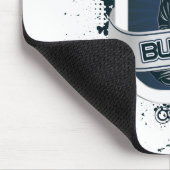Blaue Buddha-Kunst Mousepad (Ecke)