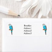 Blaue Budgerigar-Cartoon (Insitu)