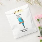 Blaue Budgerigar-Cartoon Geschenktütchen (Versiegelt)
