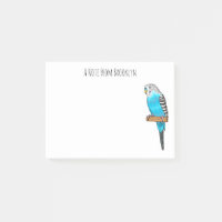 Blaue Budgerigar-Cartoon