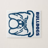 Blaue Bulldogge Puzzle (Horizontal)
