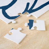 Blaue Bulldogge Puzzle (Seite)