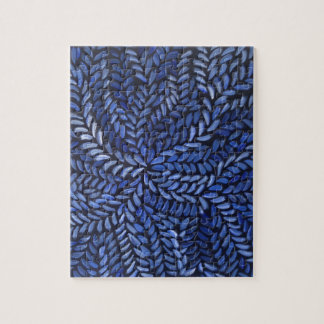 Blaue Bush-Medizin Puzzle