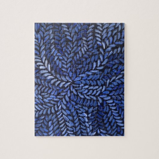 Blaue Bush-Medizin Puzzle (Vertikal)