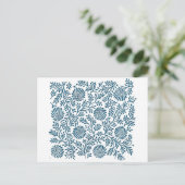 Blaue Busse Postkarte (Stehend Vorderseite)