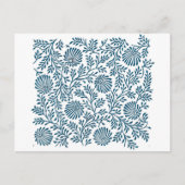 Blaue Busse Postkarte (Vorderseite)