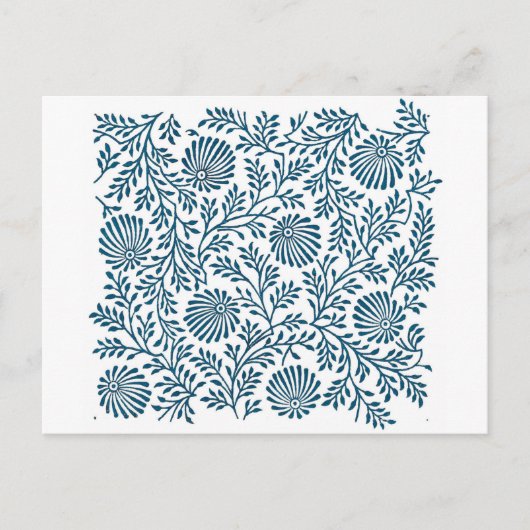 Blaue Busse Postkarte (Vorderseite)