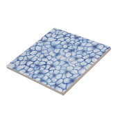 Blaue Butterblumen Fliese (Seite)