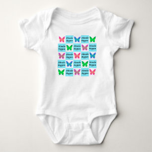 BLAUE BUTTERFLY MIRACLES GESCHAFFEN BABY STRAMPLER