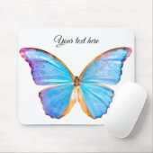 BLAUE BUTTERFLY personalisieren Mousepad (Mit Mouse)