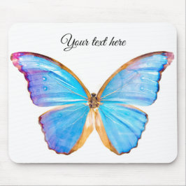 BLAUE BUTTERFLY personalisieren Mousepad
