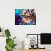 BLAUE BUTTERFLY POSTER (Heimbüro)