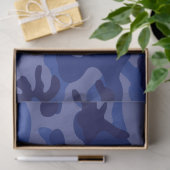 Blaue Camo-Abenteuer-Sport-Spaß Seidenpapier (Geschenk)