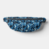 Blaue Camouflage Bauchtasche (Ablage )